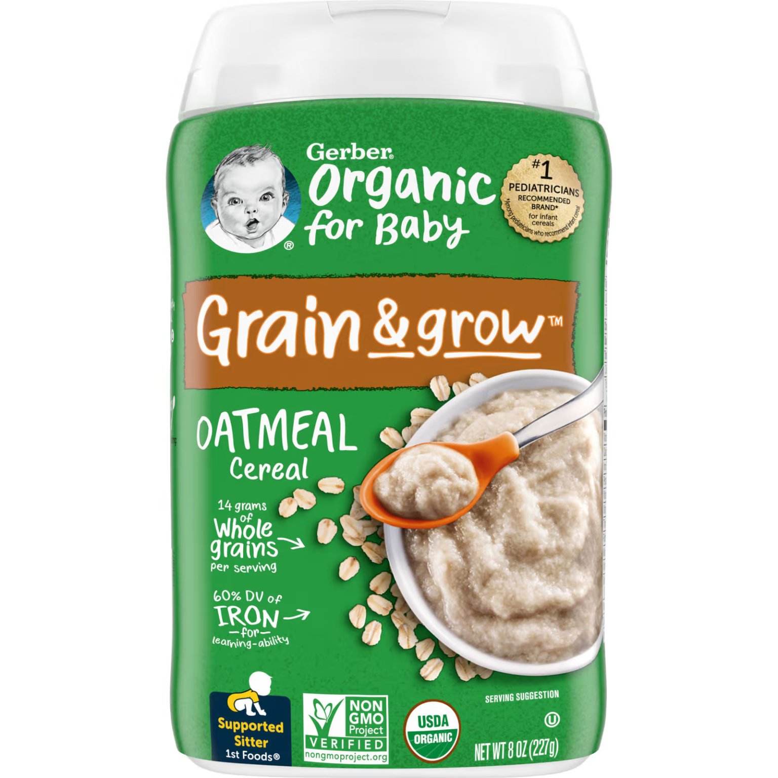 gerber-organic-for-baby-grain-grow-1st-foods-oatmeal-cereal-227g