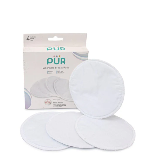 PUR Washable Breast Pads (4pcs) Mamas Boutique